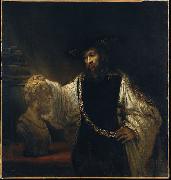 Rembrandt Peale Aristotle with a Bust of Homer France oil painting artist